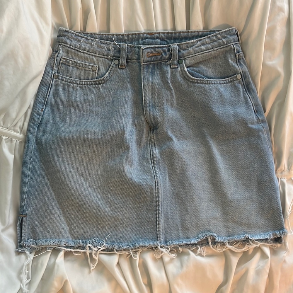 Denim Mini Skirt
